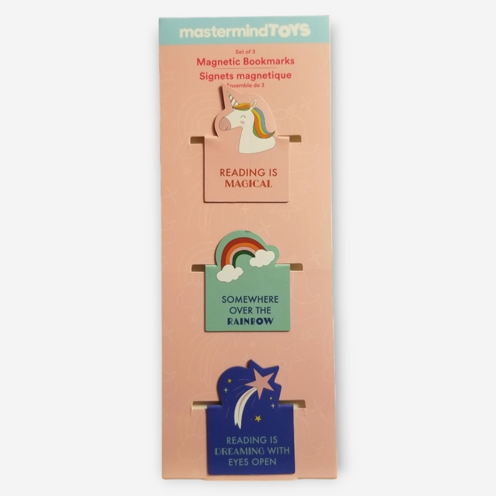 Magnetic Bookmarks, 3pk